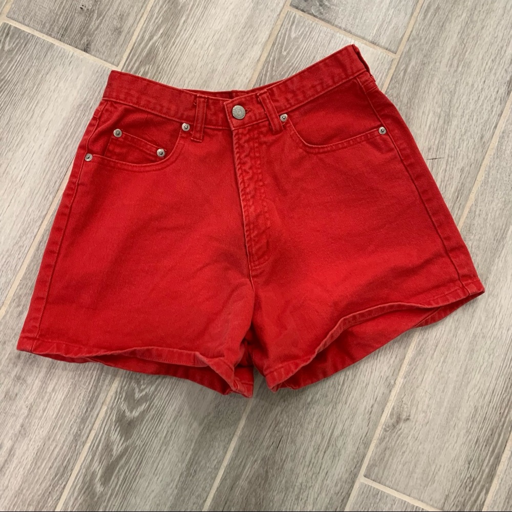 Vintage SKOOZI denim high waisted  short